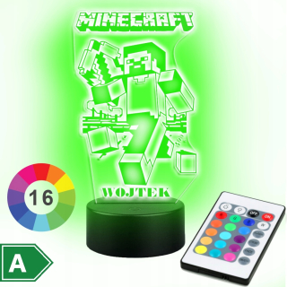 Viacfarebná nočná lampa ELP